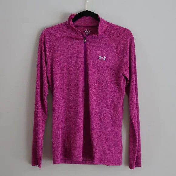 Under Armour Quarter Zip Workout Top - Picture 2 of 9